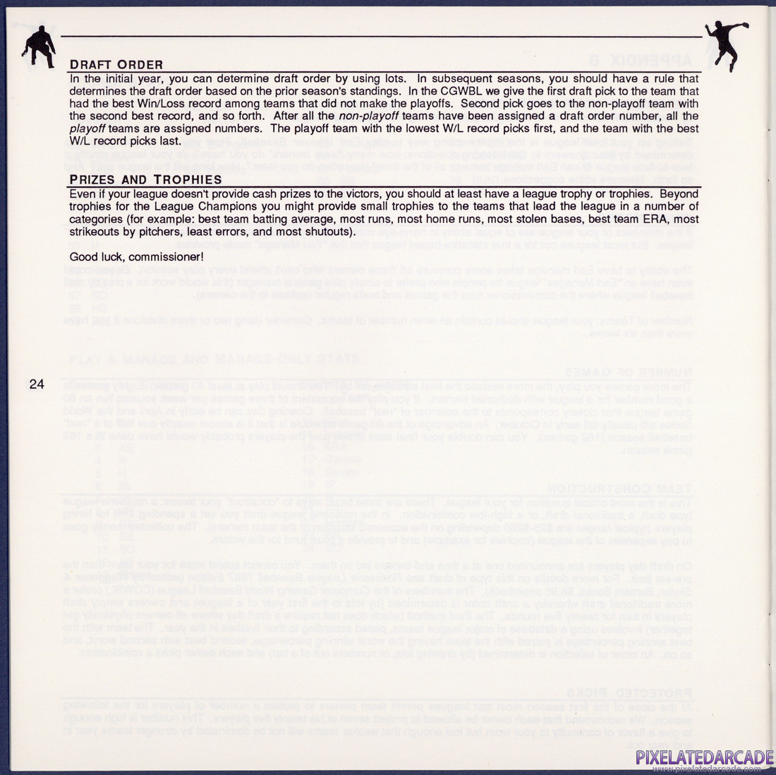 Earl Weaver Baseball: Instruction Manual - Page 24