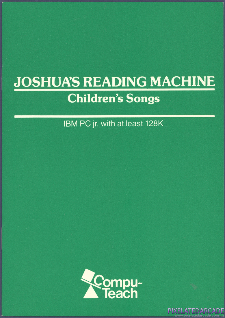 Joshua's Reading Machine: Children's Songs: Instruction Manual - Front Cover