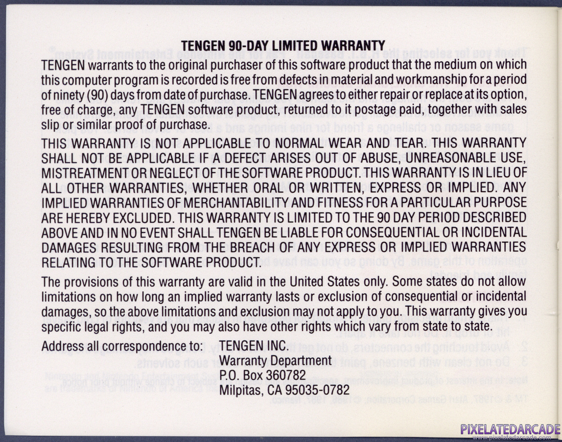 R.B.I. Baseball: Instruction Manual - Page 4