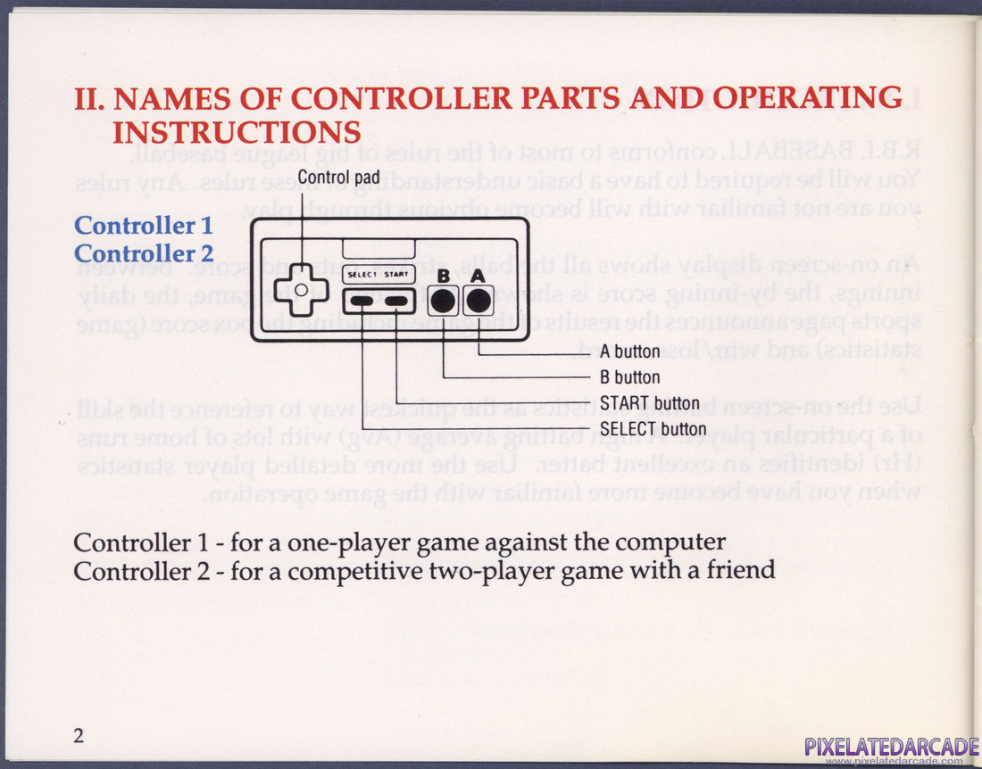 R.B.I. Baseball: Instruction Manual - Page 7
