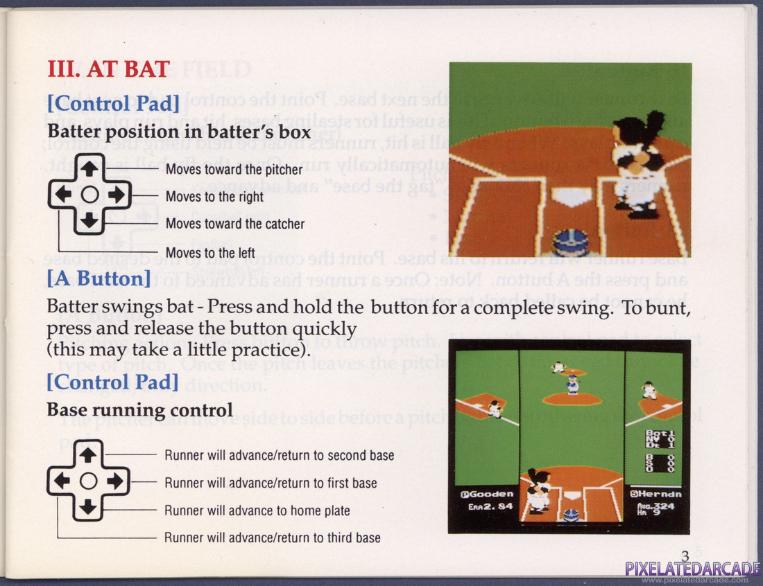 R.B.I. Baseball: Instruction Manual - Page 8