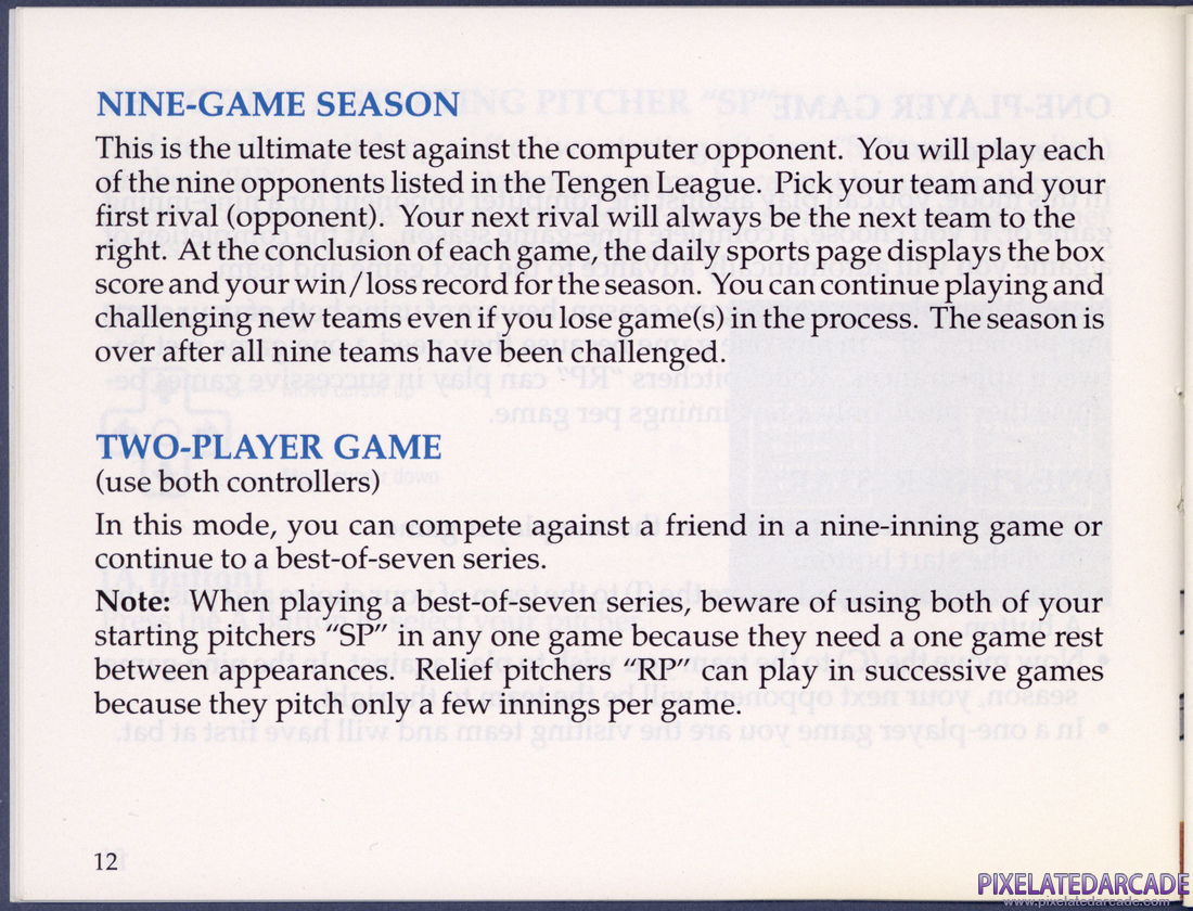 R.B.I. Baseball: Instruction Manual - Page 17