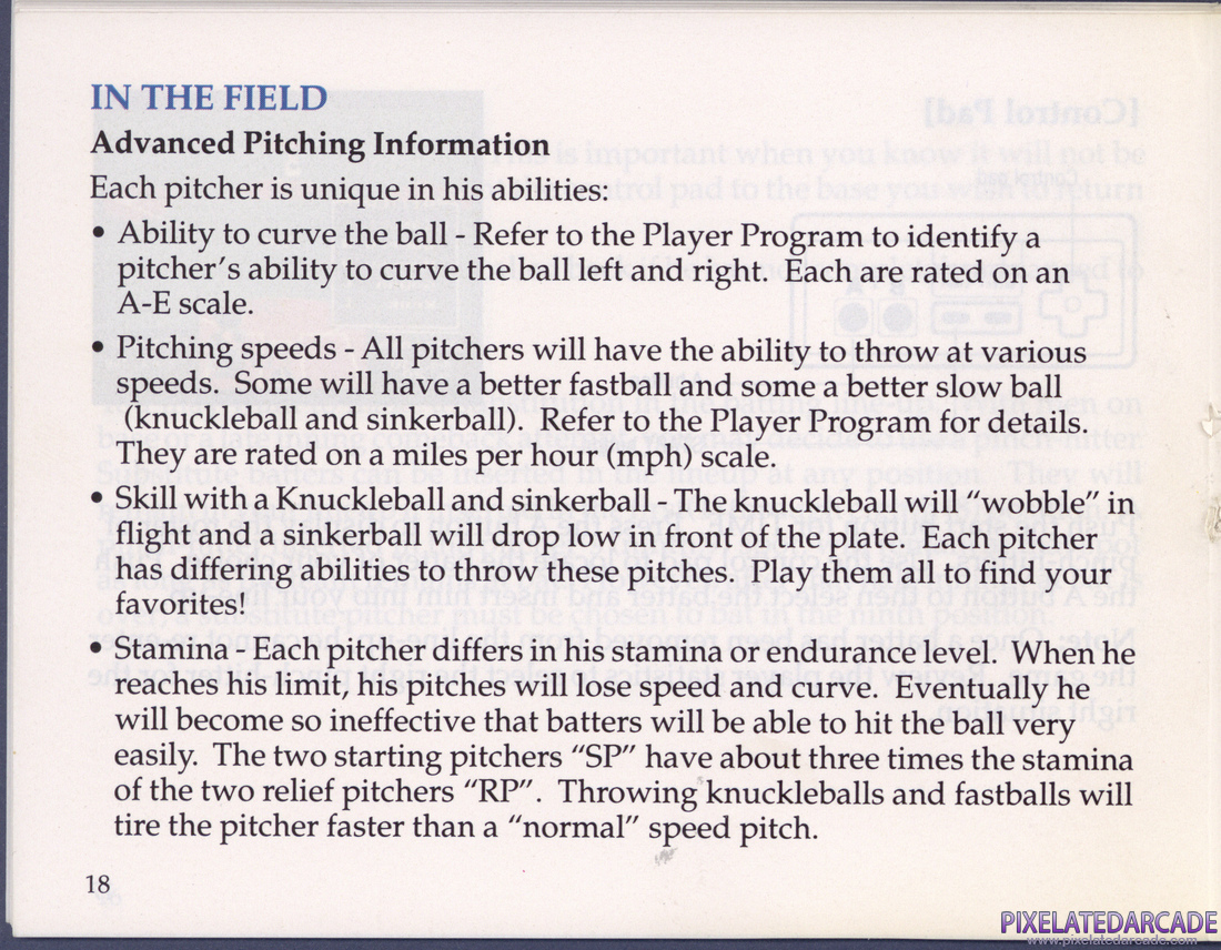 R.B.I. Baseball: Instruction Manual - Page 23