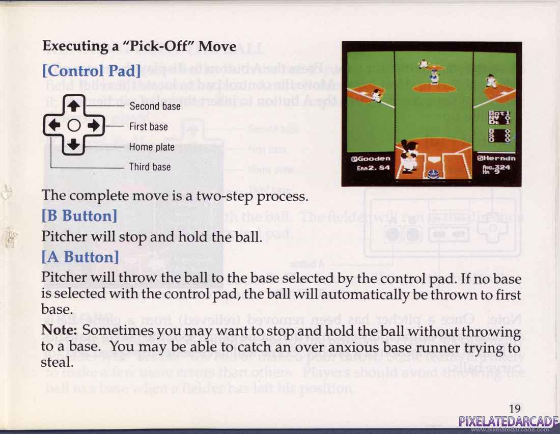 R.B.I. Baseball: Instruction Manual - Page 24