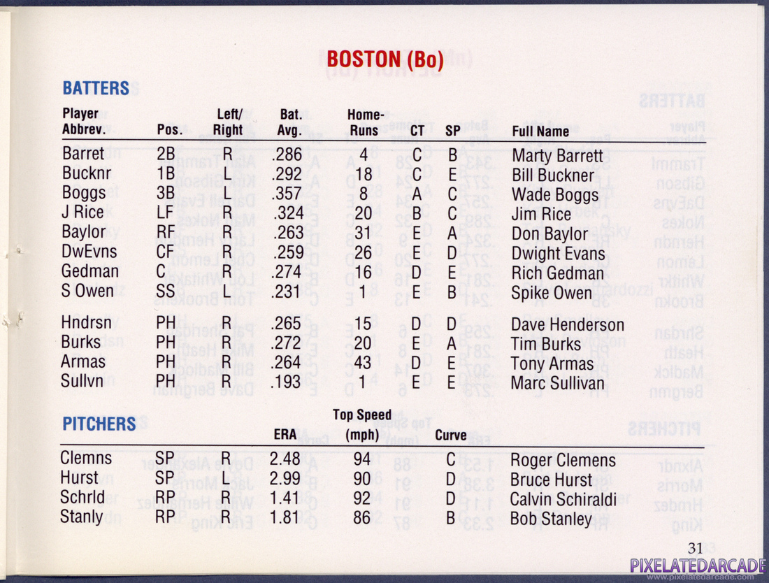 R.B.I. Baseball: Instruction Manual - Page 34