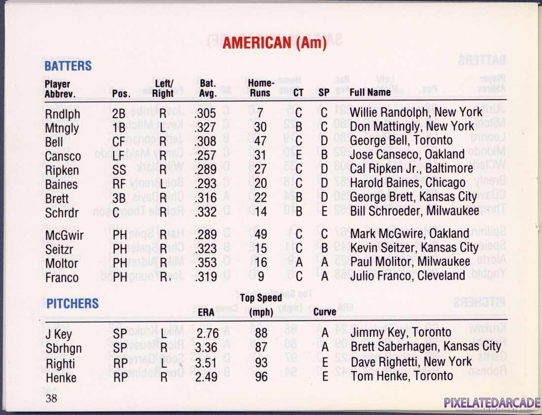 R.B.I. Baseball: Instruction Manual - Page 41