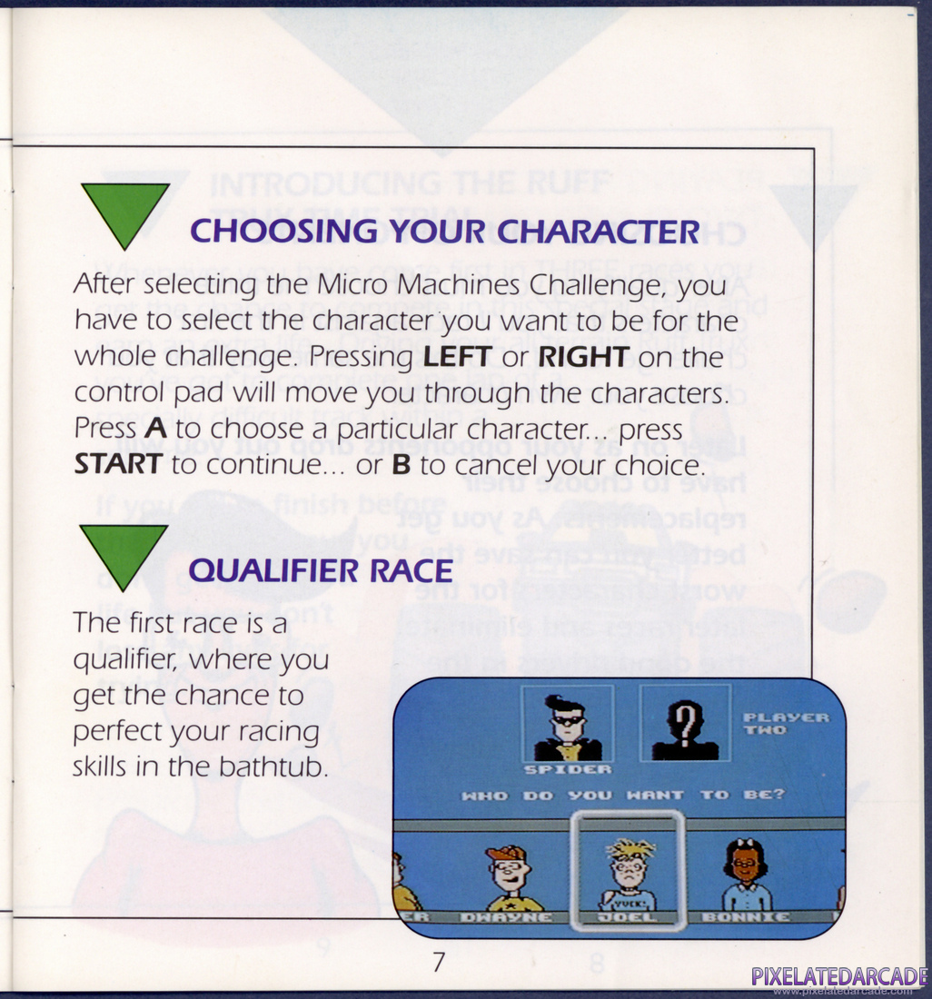 Micro Machines: Instruction Manual - Page 7