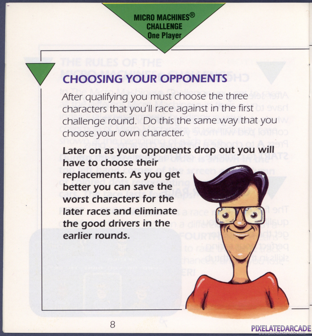 Micro Machines: Instruction Manual - Page 8