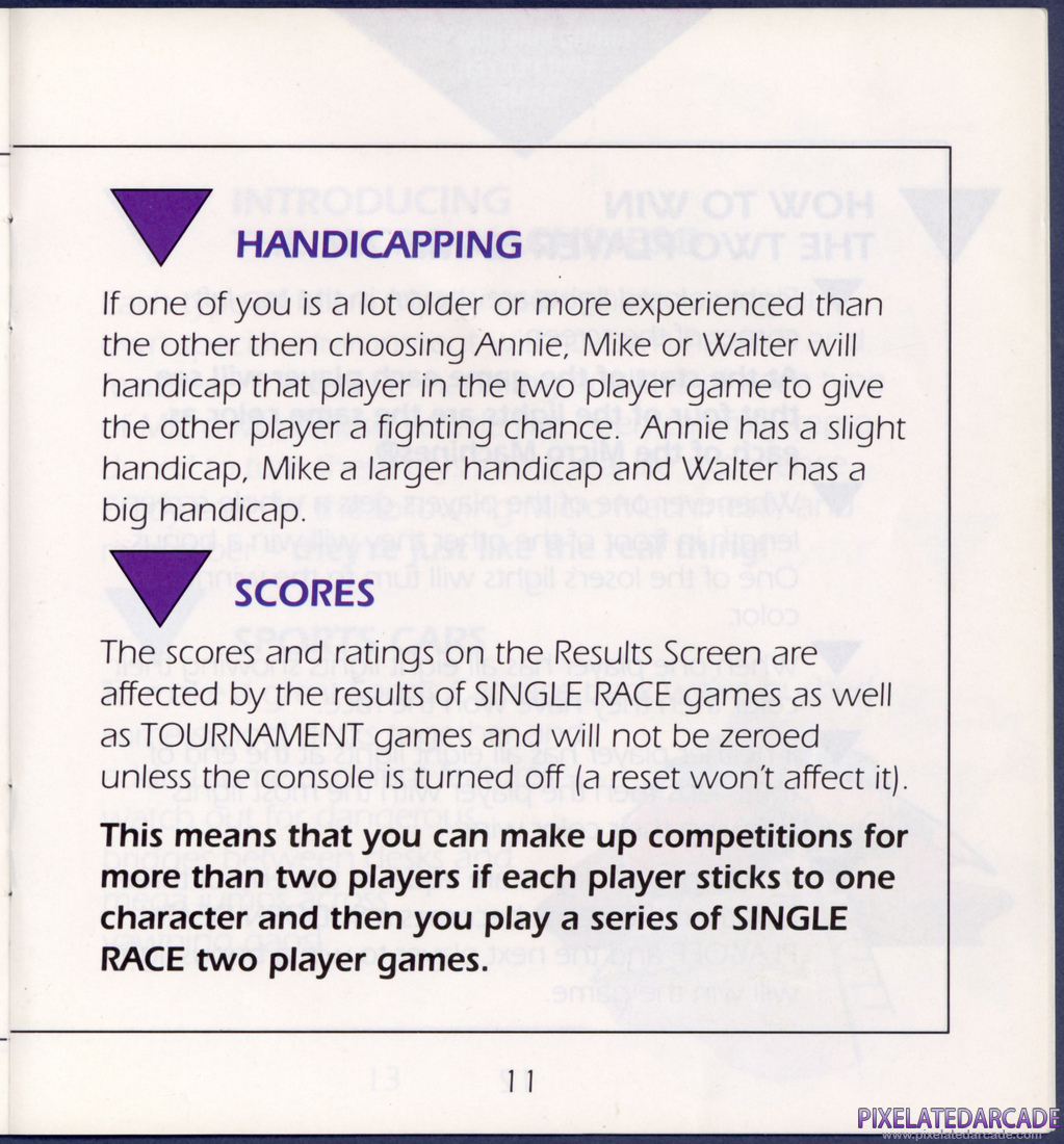 Micro Machines: Instruction Manual - Page 11