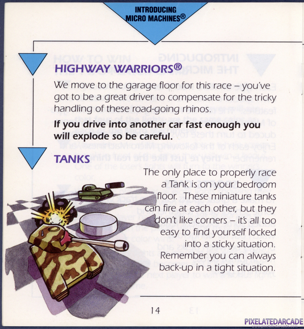 Micro Machines: Instruction Manual - Page 14