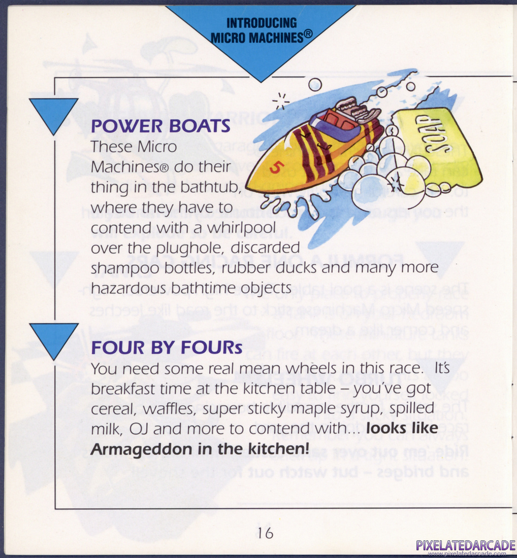 Micro Machines: Instruction Manual - Page 16