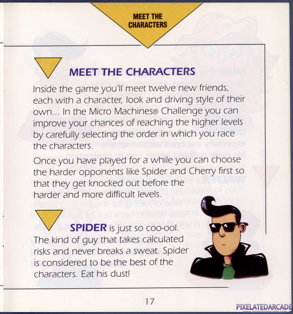 Micro Machines: Instruction Manual - Page 17