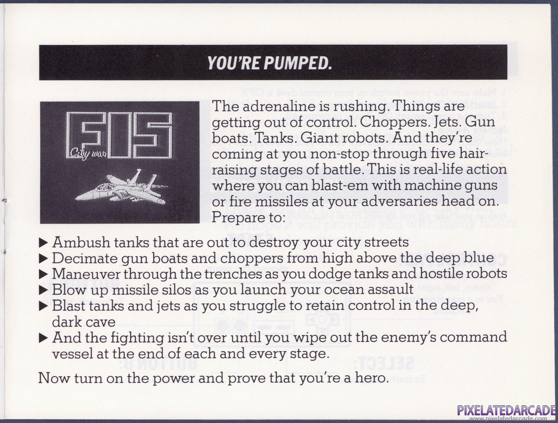 F-15 City War: Instruction Manual - Page 3