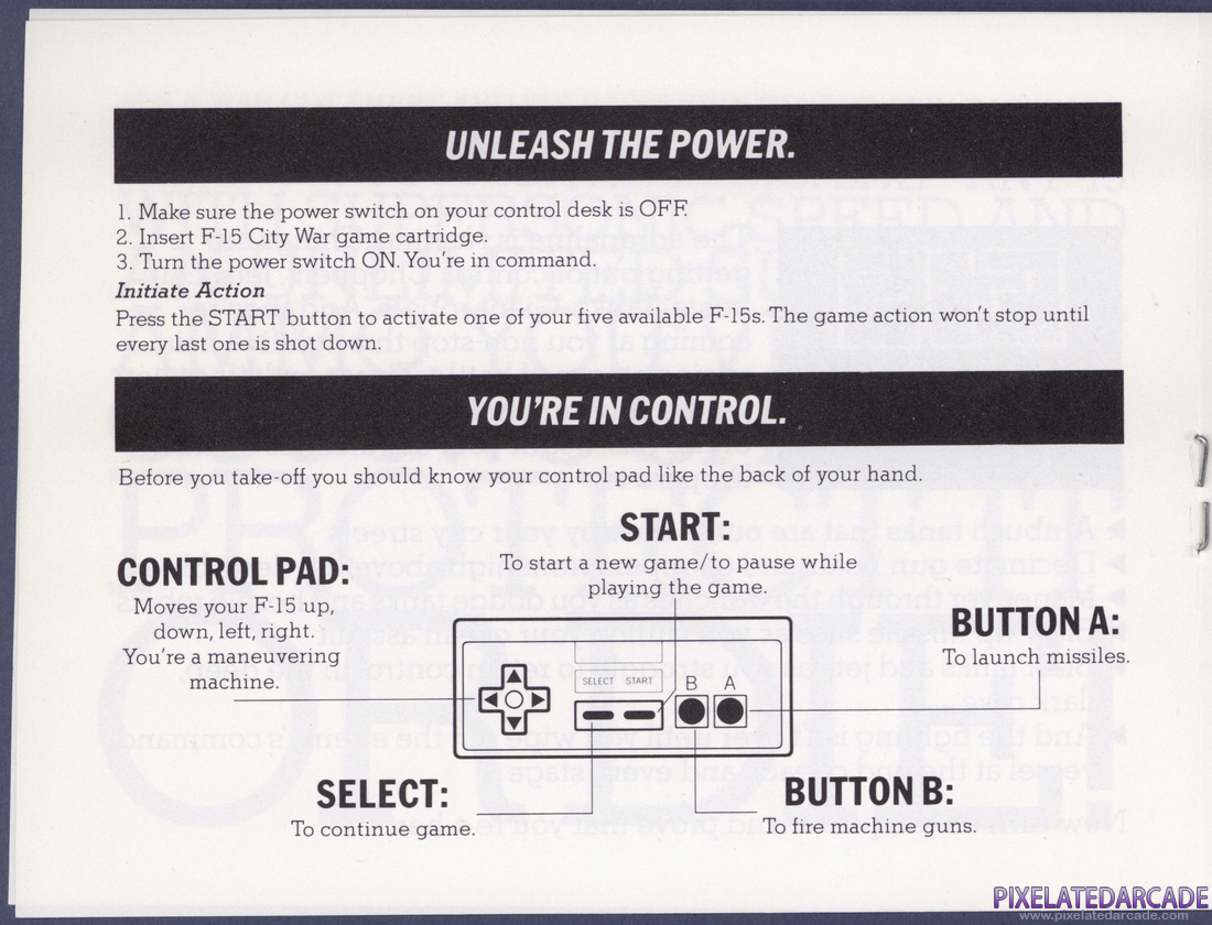 F-15 City War: Instruction Manual - Page 4