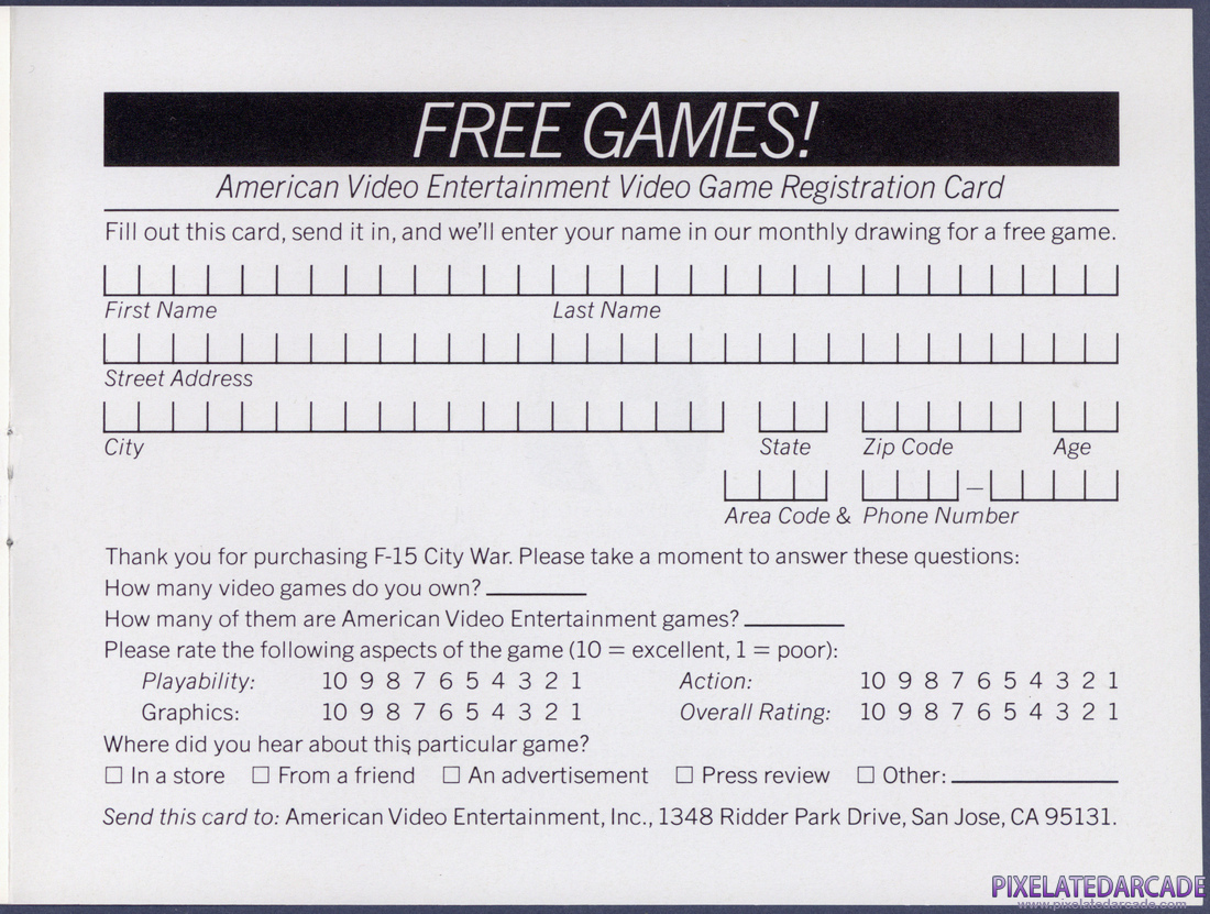 F-15 City War: Instruction Manual - Page 7