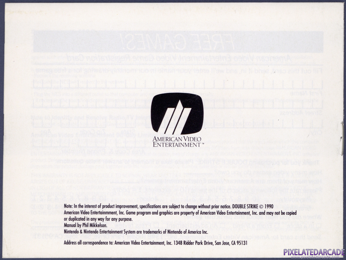 Double Strike: Instruction Manual - Page 8