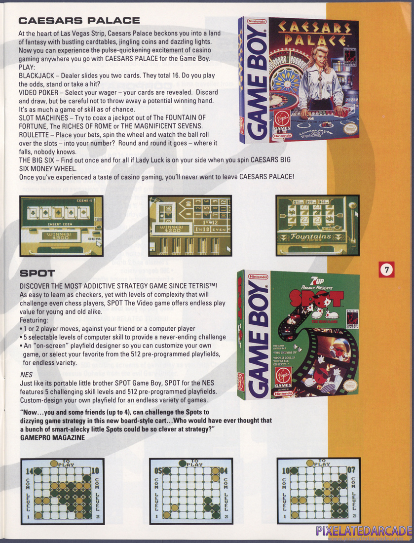 Virgin Games, Inc.: 1992 Product Catalog - Page 7