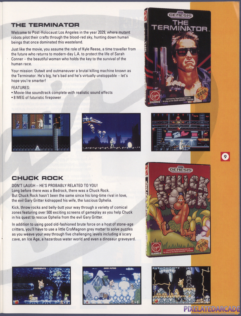 Virgin Games, Inc.: 1992 Product Catalog - Page 9