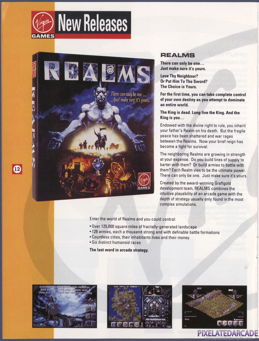 Virgin Games, Inc.: 1992 Product Catalog - Page 12