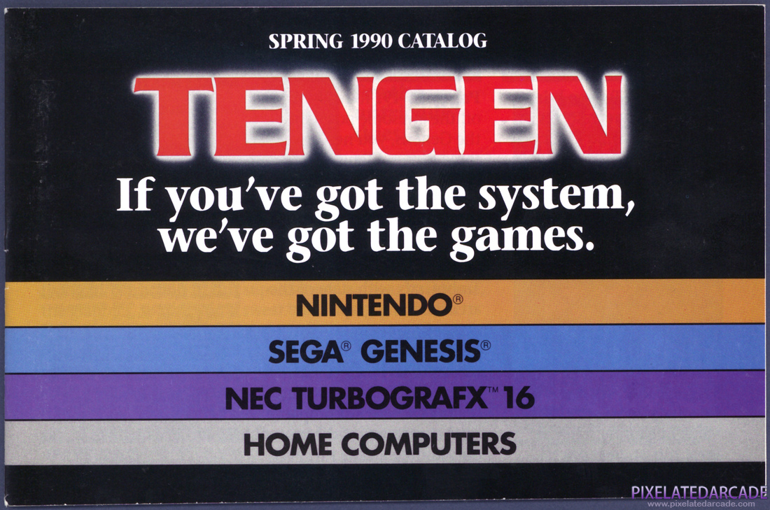 Tengen Inc.: Spring 1990 Product Catalog - Front Cover