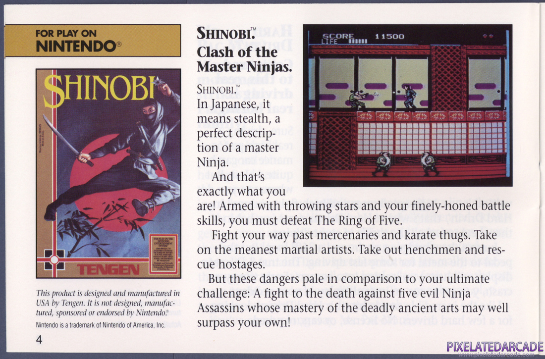 Tengen Inc.: Spring 1990 Product Catalog - Page 4