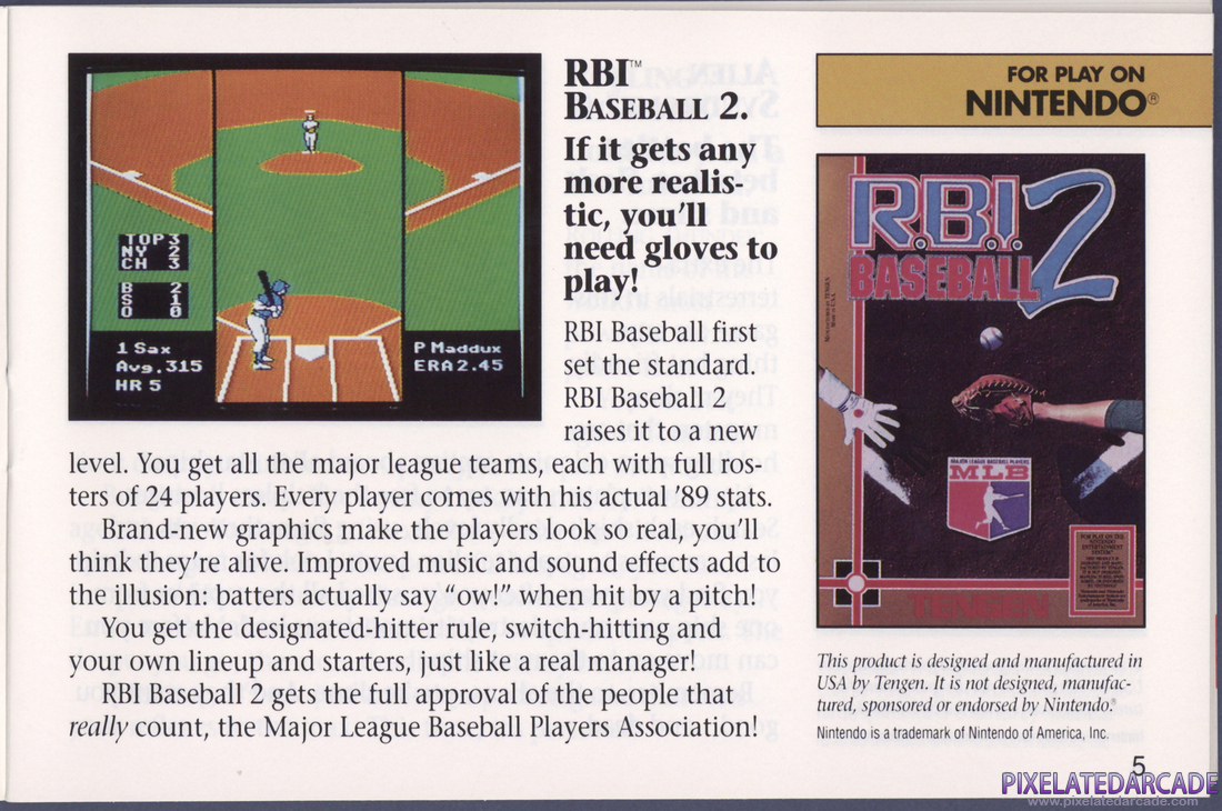 Tengen Inc.: Spring 1990 Product Catalog - Page 5
