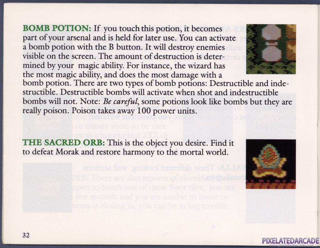 Gauntlet: Instruction Manual - Page 38
