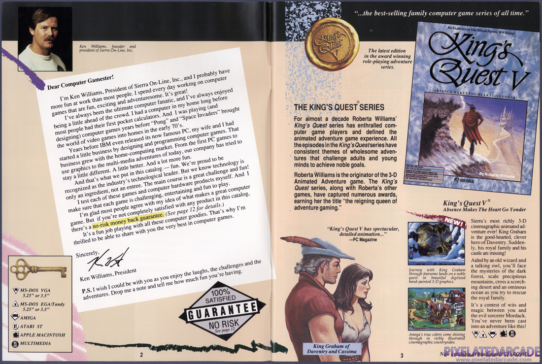 Sierra On-Line, Inc.: 1991 Product Catalog - Page 2
