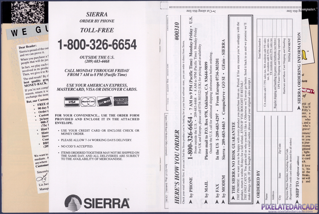 Sierra On-Line, Inc.: 1991 Product Catalog - Page 8