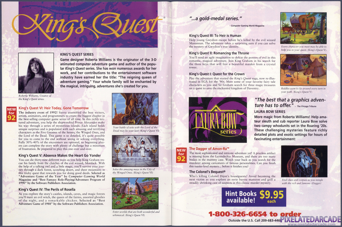 Sierra On-Line, Inc.: 1992 Product Catalog - Page 2