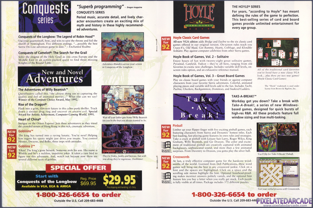 Sierra On-Line, Inc.: 1992 Product Catalog - Page 5