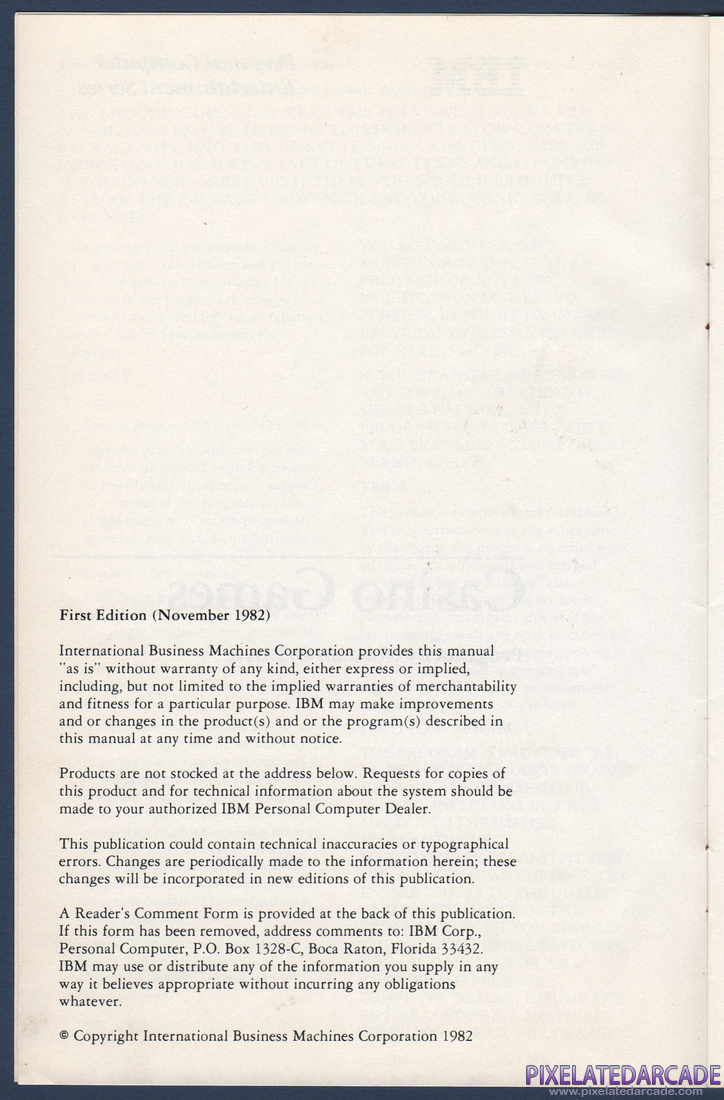 Casino Games: Instruction Manual - Page 4