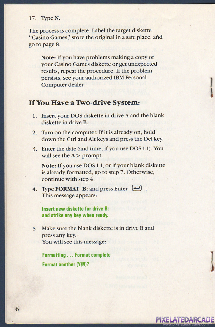 Casino Games: Instruction Manual - Page 11