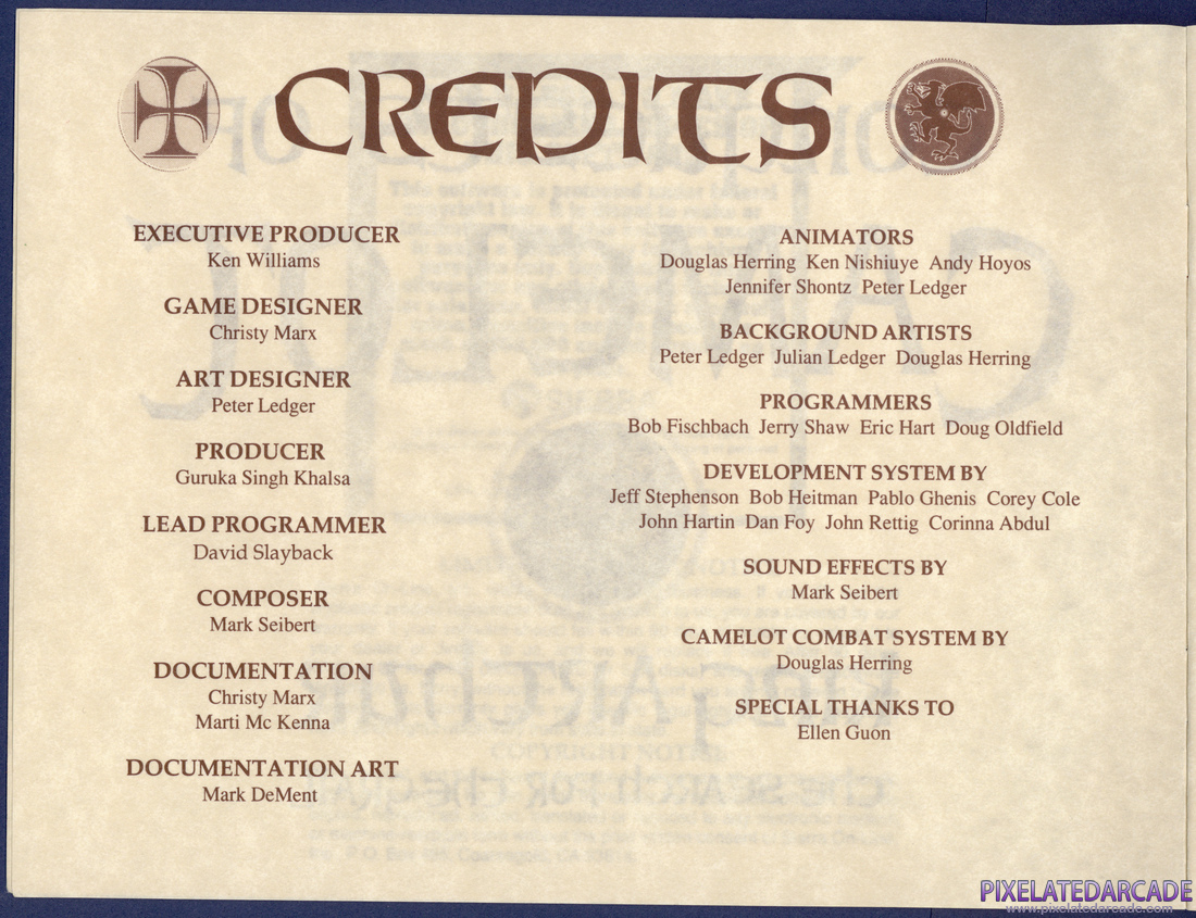 Conquests of Camelot: The Search for the Grail: Instruction Manual - Page 3