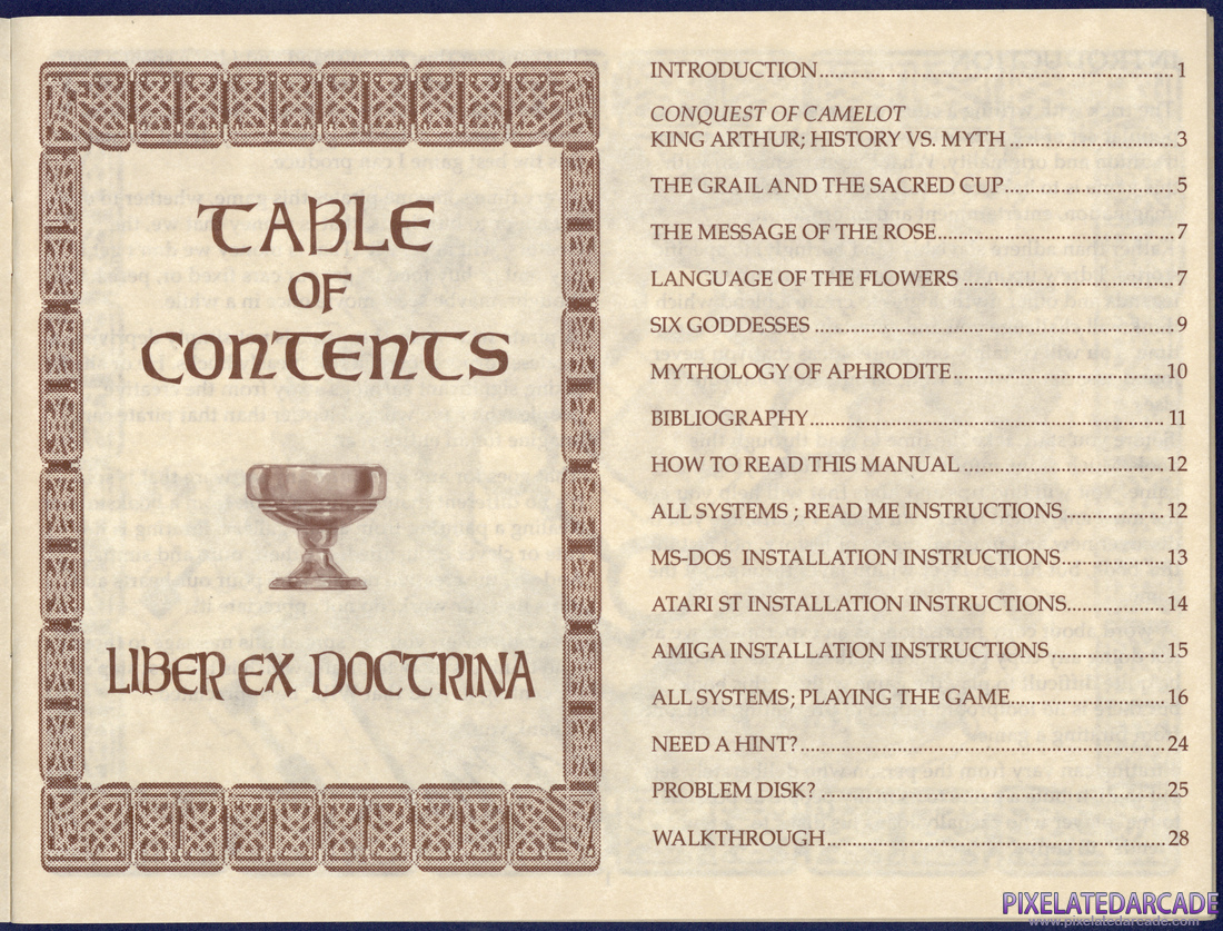 Conquests of Camelot: The Search for the Grail: Instruction Manual - Page 4