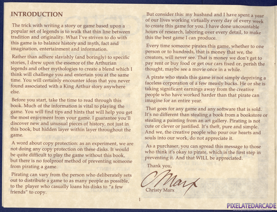 Conquests of Camelot: The Search for the Grail: Instruction Manual - Page 5