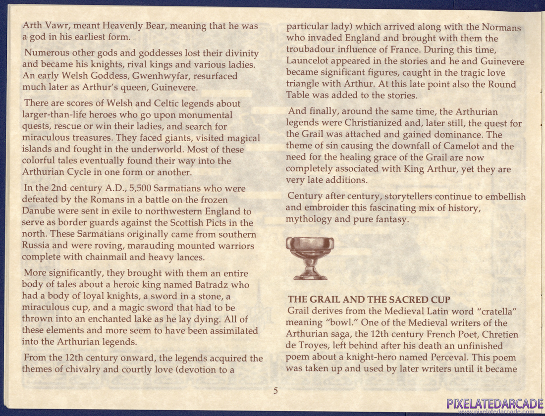 Conquests of Camelot: The Search for the Grail: Instruction Manual - Page 9