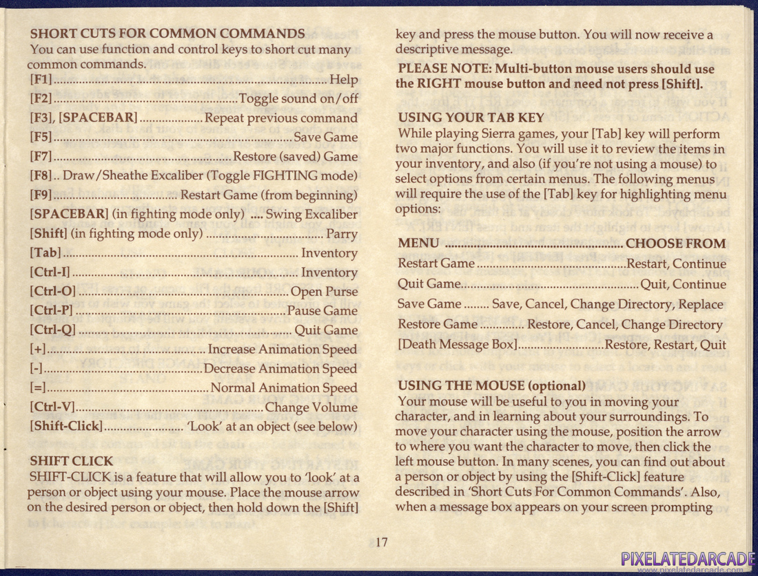 Conquests of Camelot: The Search for the Grail: Instruction Manual - Page 22