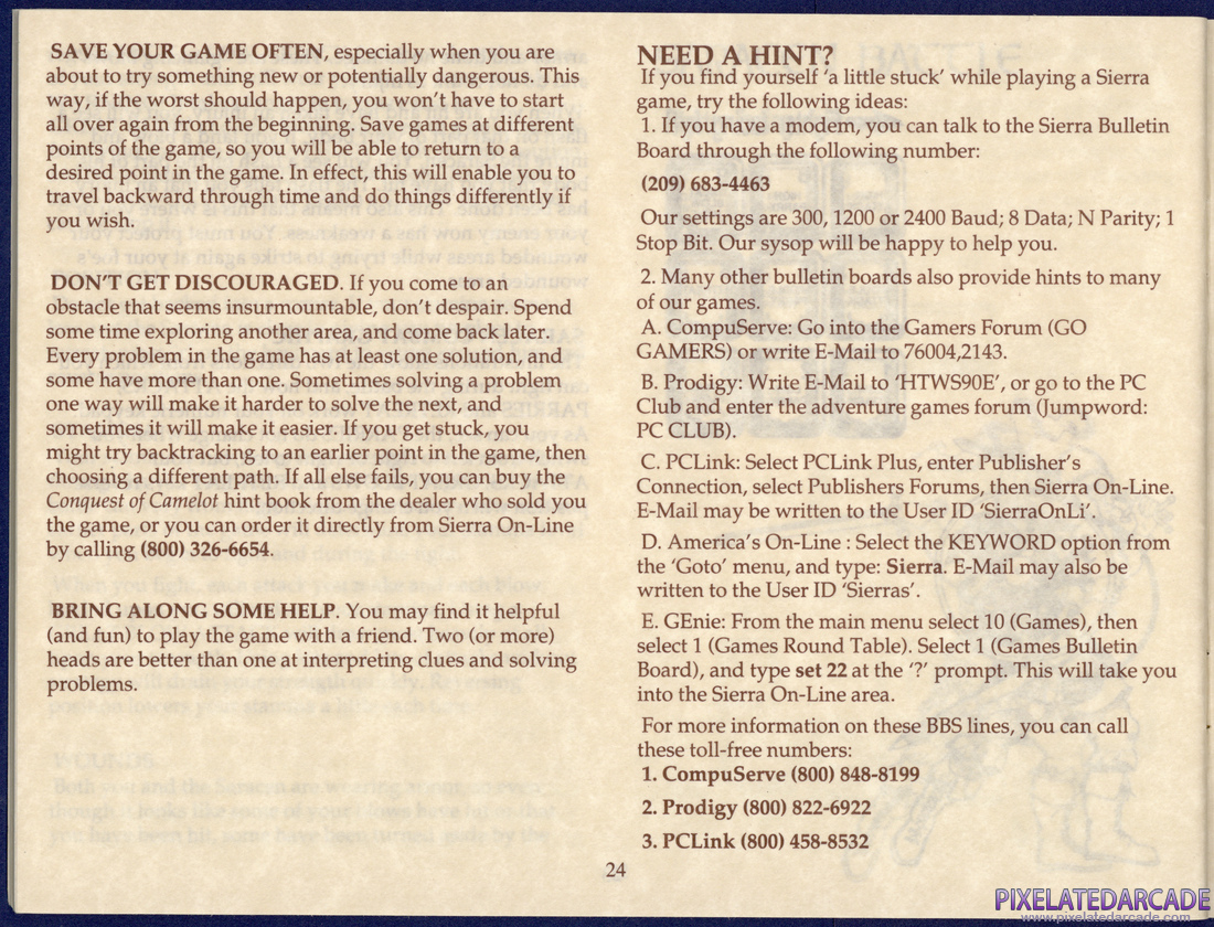 Conquests of Camelot: The Search for the Grail: Instruction Manual - Page 29