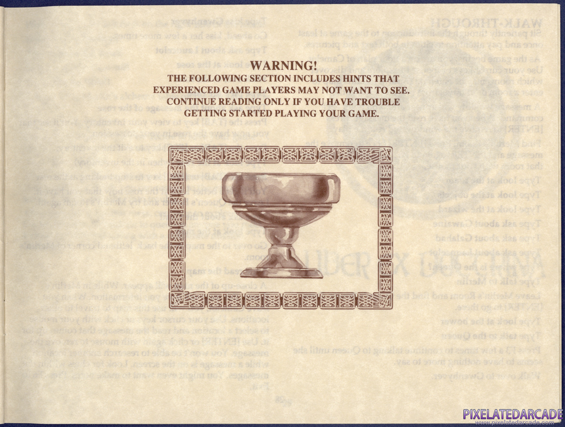 Conquests of Camelot: The Search for the Grail: Instruction Manual - Page 32