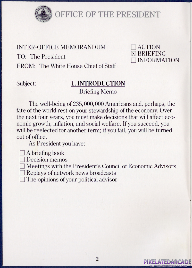 President's Choice: Instruction Manual - Page 2