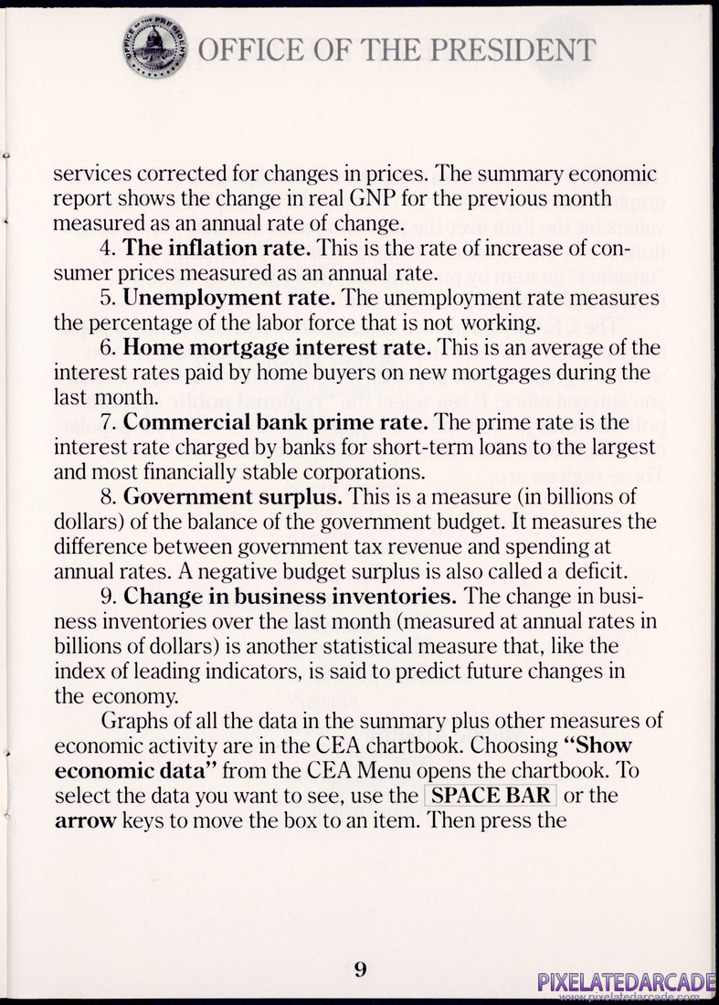 President's Choice: Instruction Manual - Page 9