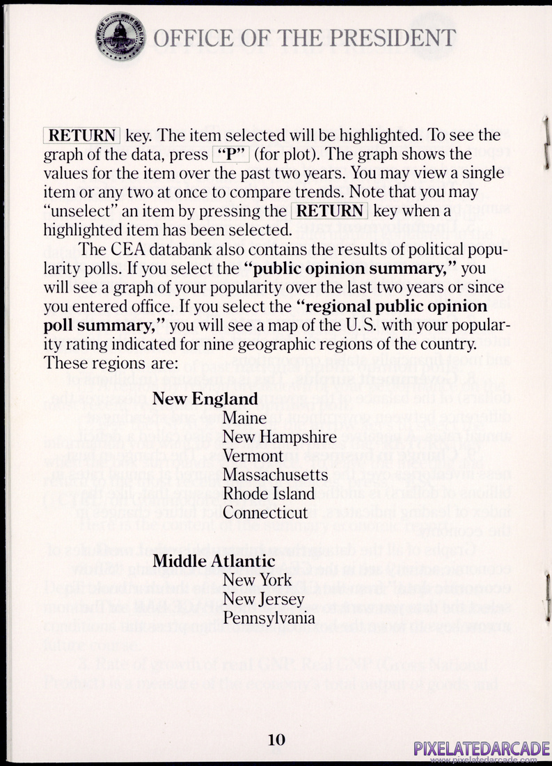 President's Choice: Instruction Manual - Page 10