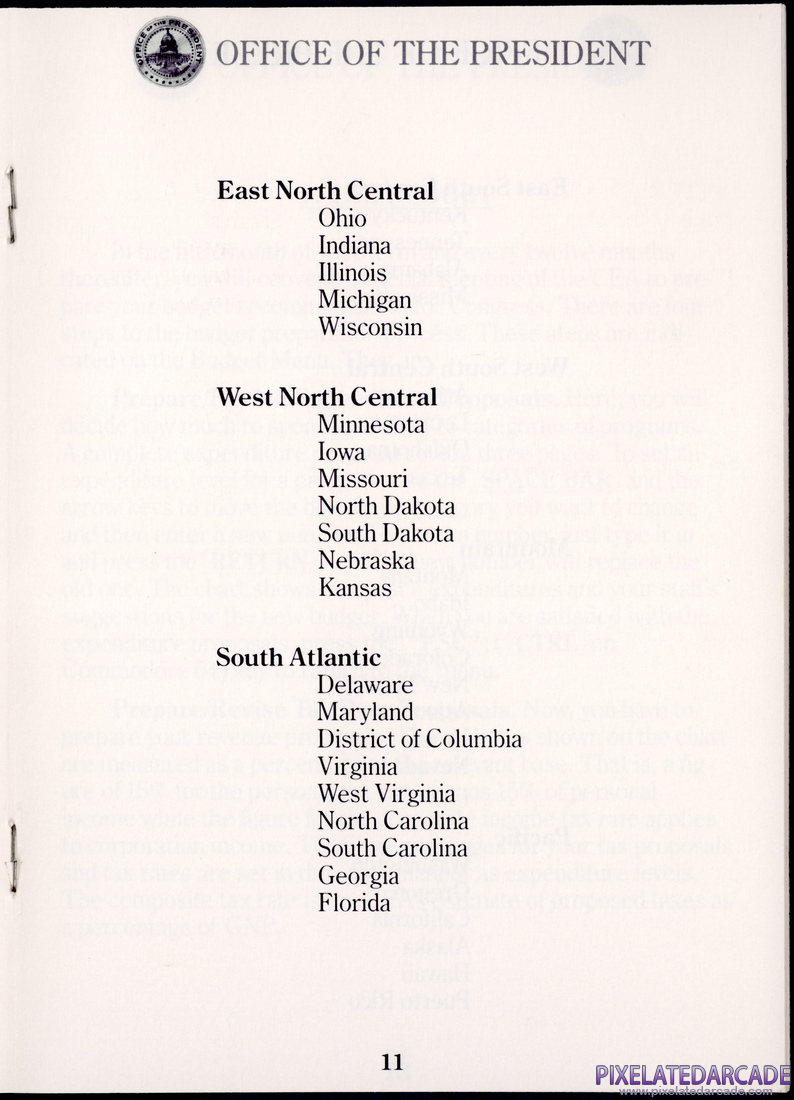 President's Choice: Instruction Manual - Page 11