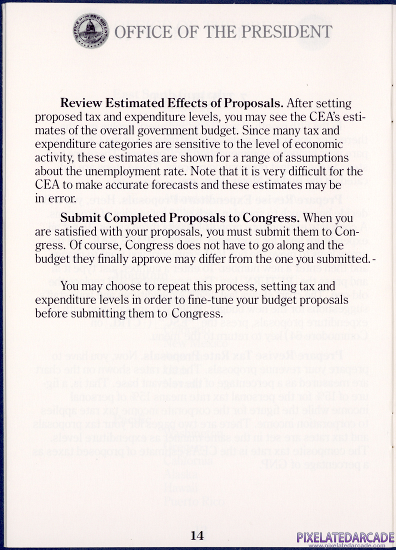 President's Choice: Instruction Manual - Page 14
