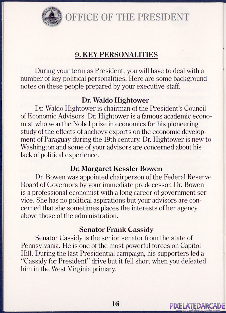 President's Choice: Instruction Manual - Page 16