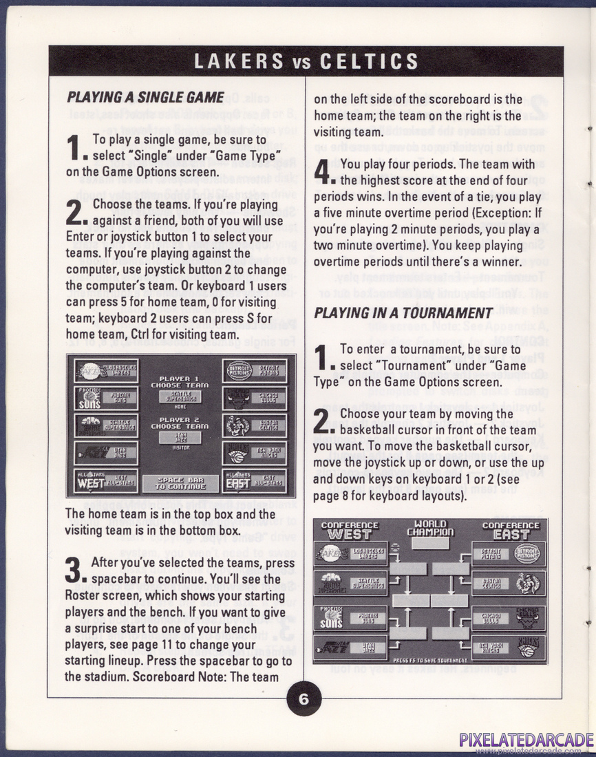 Lakers versus Celtics and the NBA Playoffs: Instruction Manual - Page 6