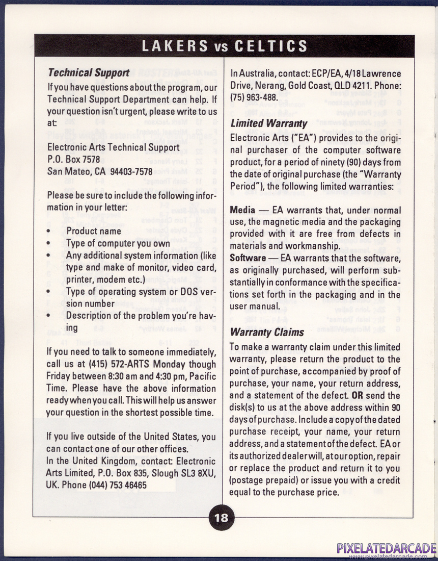 Lakers versus Celtics and the NBA Playoffs: Instruction Manual - Page 18