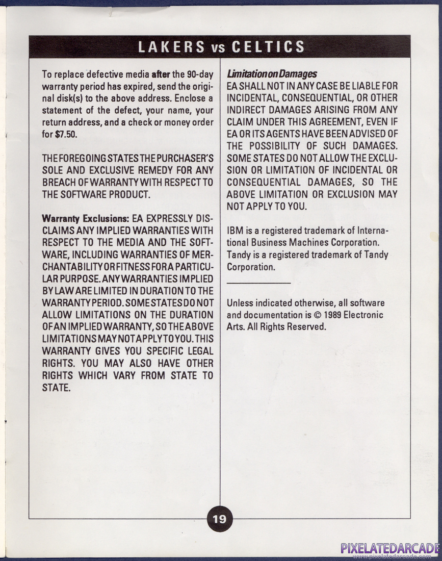 Lakers versus Celtics and the NBA Playoffs: Instruction Manual - Page 19