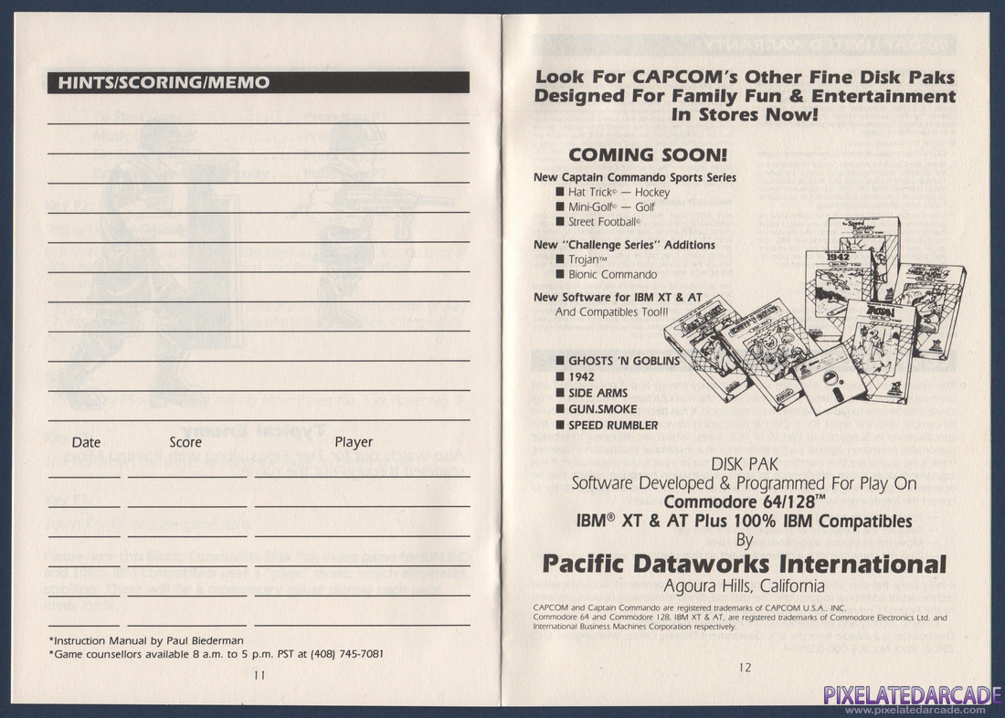 Bionic Commando: Instruction Manual - Page 7